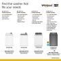 Whirlpool - 4.7-4.8 Cu. Ft. Top Load Washer with 2 in 1 Removable Agitator - White - Image 2