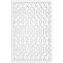 Azzaria 4 ft. x 32 in. White Vinyl Decorative Screen Panel - Image 1