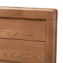 Baxton Studio Seren Mid-Century Modern Walnut Brown Finished Wood King Size Headboard - Image 3