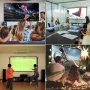 Projector Screen, Keenstone 120 inch 16:9 HD Foldable Anti-Crease Portable Projector Movies Video Screen for Home Theater Outdoor Indoor - Image 6