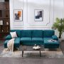 U Shape Modern 4 Seats Sectional Sofa with 2 Chaise Chenille Living Room - Image 3