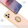 iPhone 11 Pro Max Case, iPhone 11 Pro Max Case with Ring Stand, [360° Rotatable Ring Holder Magnetic Kickstand] Slim Soft TPU Shockproof Protective Cover Case for Women Girl, Rose Gold - Image 5