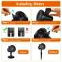 Upgraded Christmas Snowflake Projector Lights, Outdoor Waterproof Led Rotating Snowfall Show Lights for Xmas Holiday Party Garden Patio Home Decoration - Image 5
