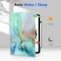 Fintie Rotating Case for iPad Pro 11-inch (3rd Generation) 2021 - 360 Degree Swiveling Stand Cover w/Pencil Holder, Auto Wake / Sleep, Also Fit iPad Pro 11" 2nd Gen 2020 / 1st Gen, Emerald Marble - Image 6