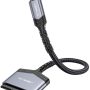 JSAUX SATA to USB C Cable, USB C 3.1 to 2.5” SATA III Hard Driver Adapter Aluminum Shell External Converter Compatible with SSD/HDD Data Transfer-Grey - Image 1