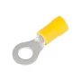 12 - 10 AWG #12 - 1/4 Stud Size Vinyl-Insulated Ring Terminals, Yellow (15-Pack) - Image 3