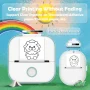 Phomemo T02 Portable Mini Thermal Printer Wirelessly BT 203dpi Photo Label Memo List Printing With USB Cable Imprimante Portable - Image 5