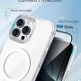 3inus - 2-in-1 for iPhone 16 Pro Max 6.9" Magnetic Case and 9H Hardness Screen Protector, Compatible with Magsafe, Shockproof - Crystal Clear Not Yellowing - Image 2