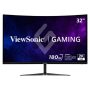 ViewSonic - VX3218C-2K 32" LCD QHD FreeSync Premium Gaming Monitor (HDMI and DisplayPort) - Black - Image 1