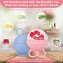 2 Pack Ice Roller for Face, Face Ice Roller for Women Face Neck Body and Eye, Ice Face Roller Tones Skin Eliminates Puffiness Ice for Face Ice Mold (Pink Blue) - Image 5