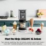 Ninja - CREAMi Deluxe 11-in-1 Ice Cream and Frozen Treat Maker, XL 24oz pints, Sorbet, Gelato, Milkshakes, Frozen Yogurt - Silver - Image 4