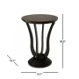 Dita Espresso End Table - Image 3
