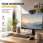 TOPVISION 2K QHD Webcam for PC, USB Computer Camera with Microphone, Plug & Play Web Camera for Desktop Computer/Laptop, Zoom,Google Meet,Teams, Streaming, Compatible with Windows Mac Linux - Image 3