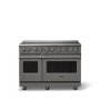 Viking - 48 in. Wide 6 Elements Pro 5 Series 7.3 Cu. Ft. Freestanding 6 Element Induction Convection Range - Damascus Gray - Image 1