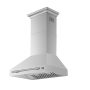 Forno Appliances - 30 inches - Externally Vented & Recirculating - Wall Range Hood - Silver - Image 2