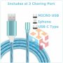 LED Fast Charging USB Charger Cable For iPhone 12/13 + Pro/XS Max/XR/X/8/7 8 PIN - Image 2