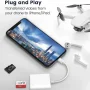 SD Card Reader for iPhone iPad,Trail Game Camera Micro SD Card Reader Viewer,SLR Cameras SD Reader with Dual Slot,Photography Memory Card Adapter,Plug and Play - Image 5