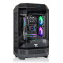 Thermaltake - LCGS Reactor 8796X Gaming Desktop AMD Ryzen 7 8700F 2024 32GB Memory AMD Radeon RX 9060 XT 16GB 1TB SSD NVMe M.2 - Black - Image 1