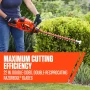 56V 22 in. Double-Sided Reciprocating Cordless Battery Powered Hedge Trimmer with 2.5Ah Battery and Charger - Image 5