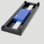 Mini Guitar Pedal Board, 0.9lb Aluminum, 16x5.3in, with Tape & DC Cable - Image 4