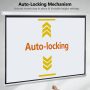 100'' Projector Screen 16:10 4K HD Projector Movies Screen for Home Theater - Image 6