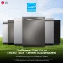 LG - 24-in Front Control Built-In Stainless Steel Tub Dishwasher with QuadWash and 50dBA - Stainless Steel - Image 3