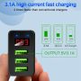 3 Port Fast Quick Charge 3.0 USB Hub Wall Charger Power Adapter Plug LED 5V/3A - Image 2