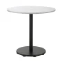 Mainstays 3-Piece Marble Table Top Indoor Dining Bistro Set, Black and Gray - Image 4