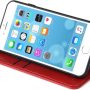 GoshukunTech Wallet Case for iPhone SE 2020,for iPhone 7,iPhone 8 Case,Premium Magnetic Wallet PU Leather with Stand Card Holders Folio Flip Cover for iPhone 7/iPhone 8/iPhone SE 2020-Red - Image 4