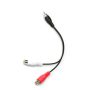 12 inch RCA Male to 2 RCA Female Audio Speaker Adapter Y Splitter Cable 12" - Image 5
