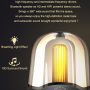 Bluetooth Speaker, Portable Wireless Speaker with Bluetooth 5.0, Bass Speaker Black TWS Pairing Home with HD Loud Stereo Sound, with Night Llights for Bedroom/Playtime/Intdoor/Desk/Toilet/Shower - Image 5