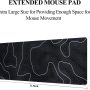 Viorichve Large Gaming Mouse Pad Extended Big XXL Mouse Pad Keyboard Laptop Computer Desk Mat with Non-Slip Base Stitched Edge for Home Office Gaming Work - Image 4