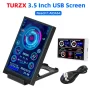 3.5 Inch IPS Type C Secondary Screen for Computer CPU GPU RAM HDD Display 320*480 USB LCD Monitor Freely AIDA64 Windows 10 11 - Image 1