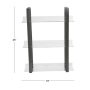Brown 1 Shelf Wood Scroll Wall Shelf - Image 2