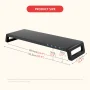 Monitor Stand Desk Monitor Stand Riser with USB 3.0 Hub Lightweight Sturdy Aluminium ABS Material Monitor Desk Shelf - Image 2
