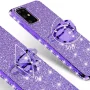 Samsung Galaxy S20 Plus/S20+ Glitter Phone Case, Ring Kickstand Girls Women Diamond Sparkly Case for Cover for Galaxy S20 Plus - Purple - Image 4