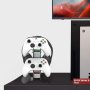 Controller Charger Dock Station for Xbox One, Fast-Speed Dual Charging Dock/Headset Controller Stand- Included 2x850 mAh Rechargeable Battery Packs (White) - Image 3