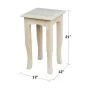 Unfinished End Table - Image 2
