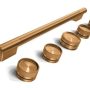KitchenAid - Handle and Knob Hardware Accessory Kit for 30" Commercial-Style Induction Range - Bronze - Image 1