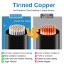 BNTECHGO 8 Gauge Silicone Wire Red 10 ft Ultra Flexible 8 AWG Stranded Tinned Copper Wire - Image 6