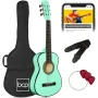 Best Choice Products 30in Kids Acoustic Guitar Beginner Starter Kit w/ Strap, Case, Strings - SoCal Green - Image 2