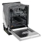 LG - FlushFit 24-in Top Control Smart Built-In Stainless Steel Tub Dishwasher with 3rd Rack, 1-Hour Wash and Dry, 46dBA - Stainless Steel - Image 2