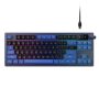 GAMDIAS - HERMES E7 TKL Wired Mechanical Gaming Keyboard with Hot-Swappable Red Switches - Black and Blue - Image 1