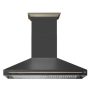 Forno Appliances - 60 inches - Externally Vented & Recirculating - Wall Range Hood - Black - Image 1