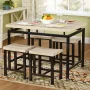 5-Piece Delano Dining Set, Natural - Image 2