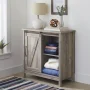 Better Homes & Gardens Modern Farmhouse Accent Storage Cabinet, Rustic Gray Finish - Image 6
