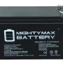 Mighty Max Battery 12 Volt 8 AH, F1 Terminal, Rechargeable SLA AGM Rechargeable Sealed lead acid 1280 Backup power Batteries - Image 2
