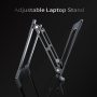 VIGLT Laptop Stand for Desk - Adjustable Laptop Stand Holder Portable Laptop Riser with Multi-Angle Height Adjustable Computer Stand for MacBook Air/Pro and More Notebooks 10-17.3"-Grey - Image 5