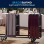 Black Resin Folding Chair (Set of 4) - Image 6