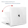 IClover New 2020 MacBook Pro 13.3" Case A2338 M1 A2251 A2289, Slim Hard PC Shell Laptop Cover & Keyboard Skin & Screen Protector Full Protection for Macbook Pro 13 Touch ID Touch Bar, Crystal Clear - Image 4